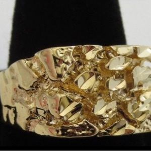 Gold Nugget Ring